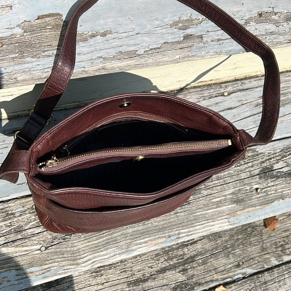 Coach Sonoma Brown Pebbled Leather Vintage Y2K Shoulderbag Handbag Distressed - Picture 11 of 14